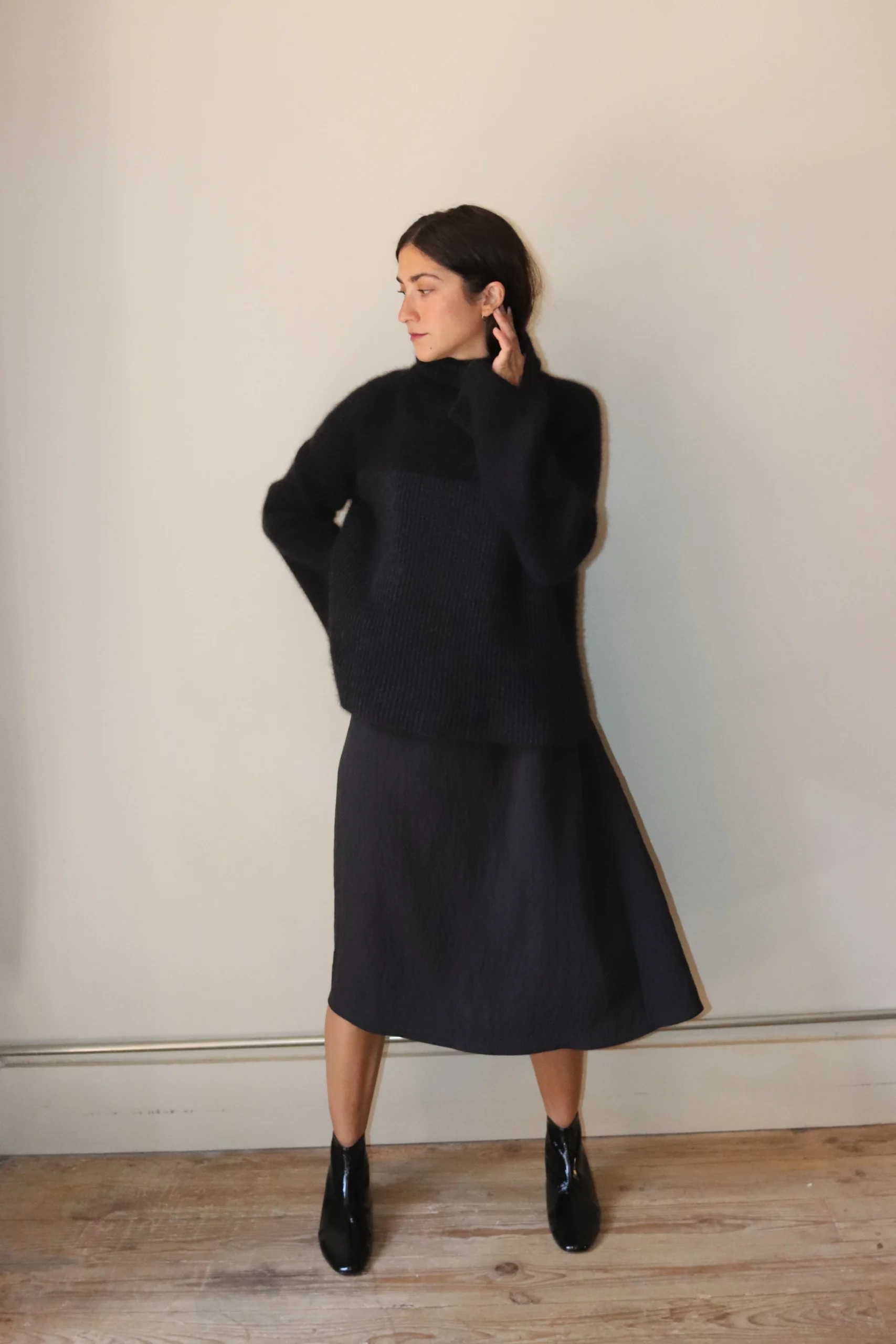 C.T. Plage – Ladies High Neck Longsleeve Pullover CT24330-1515 – Black 3 C.T. Plage – Ladies High Neck Longsleeve Pullover CT24330-1515 – Black