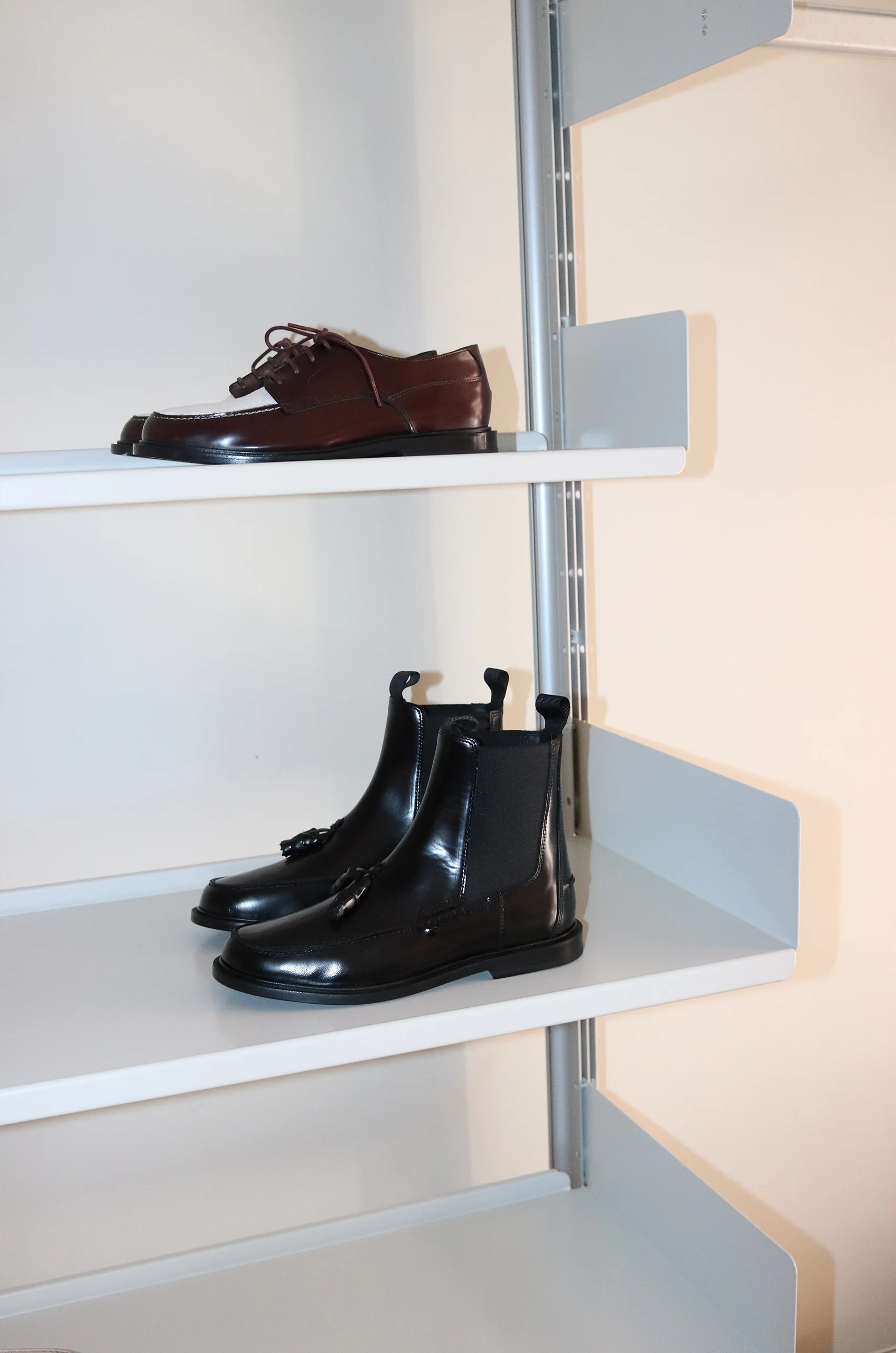 AnneBlum – IDAHO Cuir Glace – Bordeaux/Blanc 3 AnneBlum – IDAHO Cuir Glace – Bordeaux/Blanc