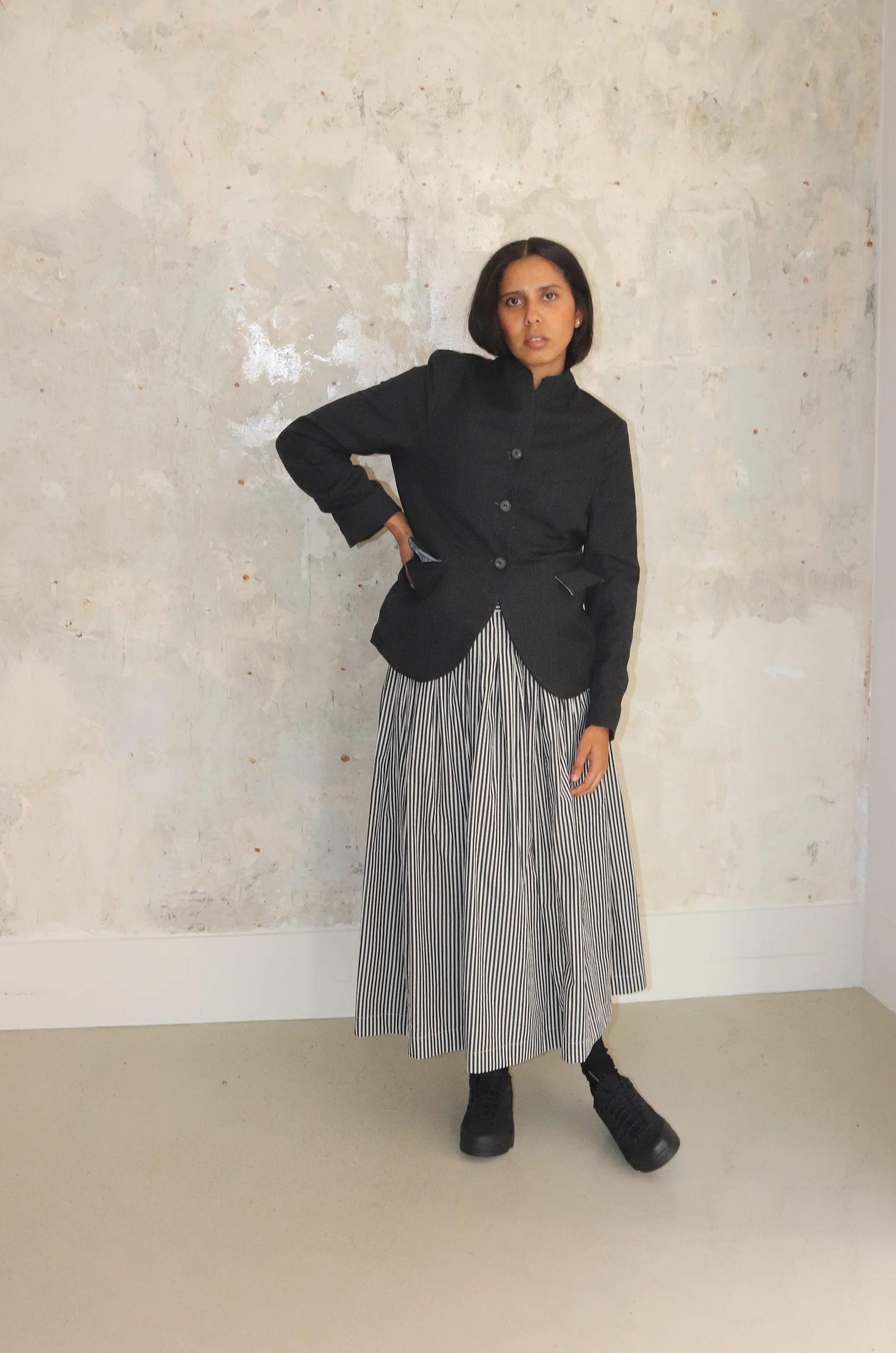 Bergfabel – Bea Jacket BFWJ164/333 – Charcoal Check 3 Bergfabel – Bea Jacket BFWJ164/333 – Charcoal Check