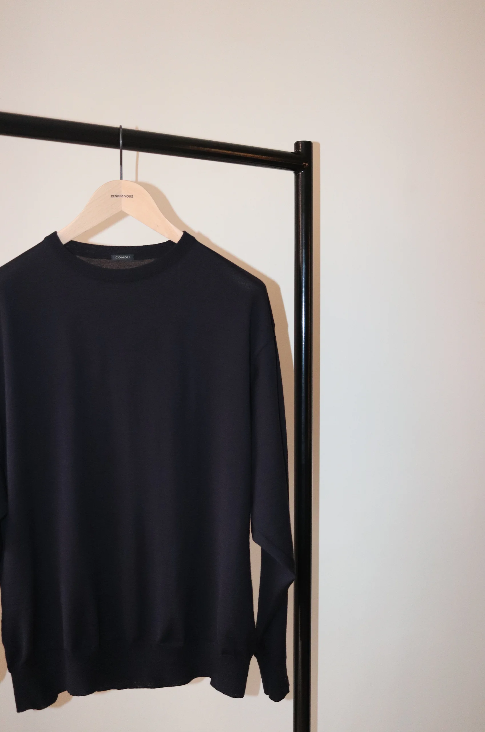 Comoli – T-Shirt A03-05011 – Black 3 Comoli – T-Shirt A03-05011 – Black