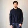 Studio Nicholson – NOE SNM-1257 12GG Long Sleeve Polo – Darkest Navy -Salomon Boutique IMG 0729 1