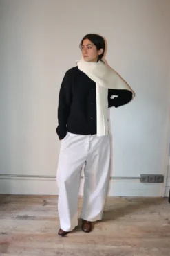 Andersen-Andersen – Wide Scarf – Off-White