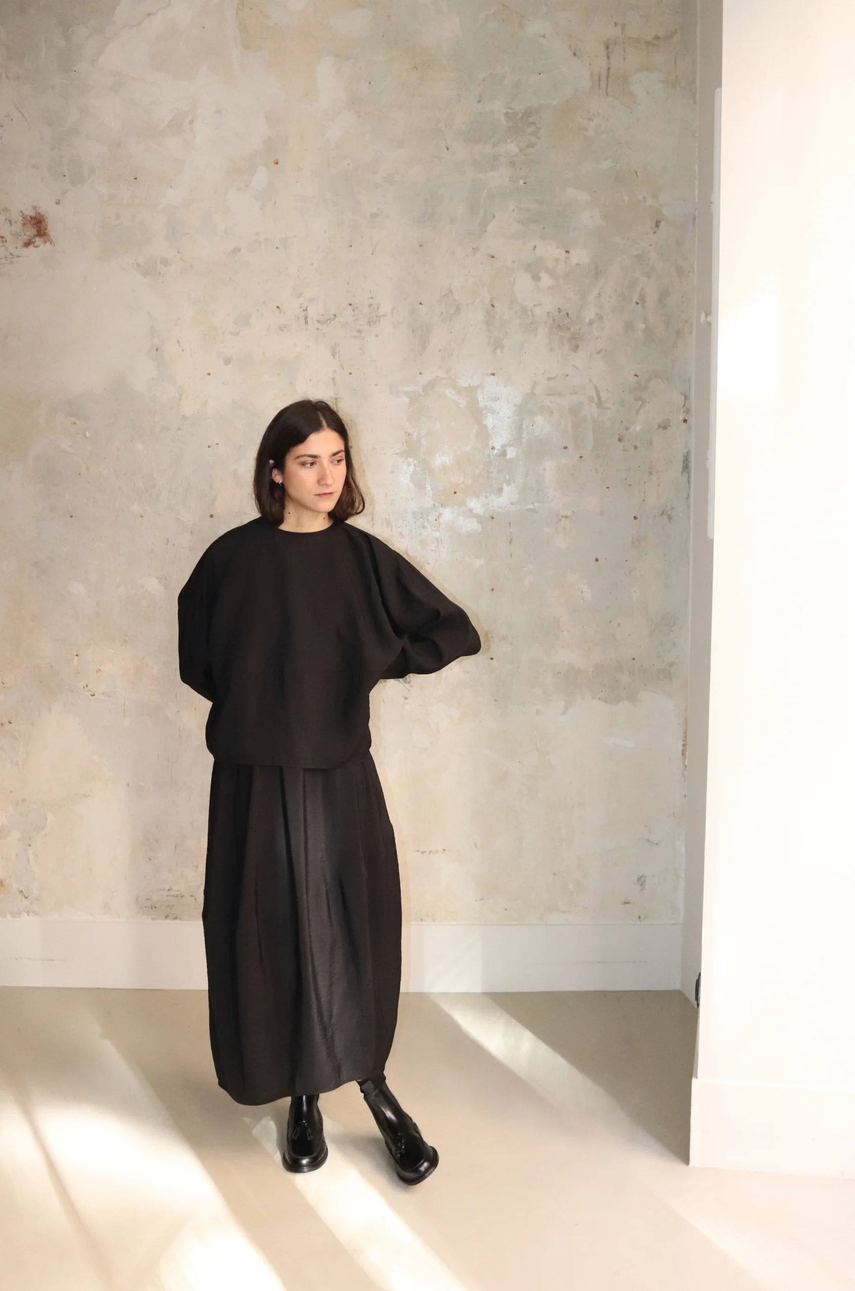 Ylève – Broad Blouson 50013 – Black 3 Ylève – Broad Blouson 50013 – Black