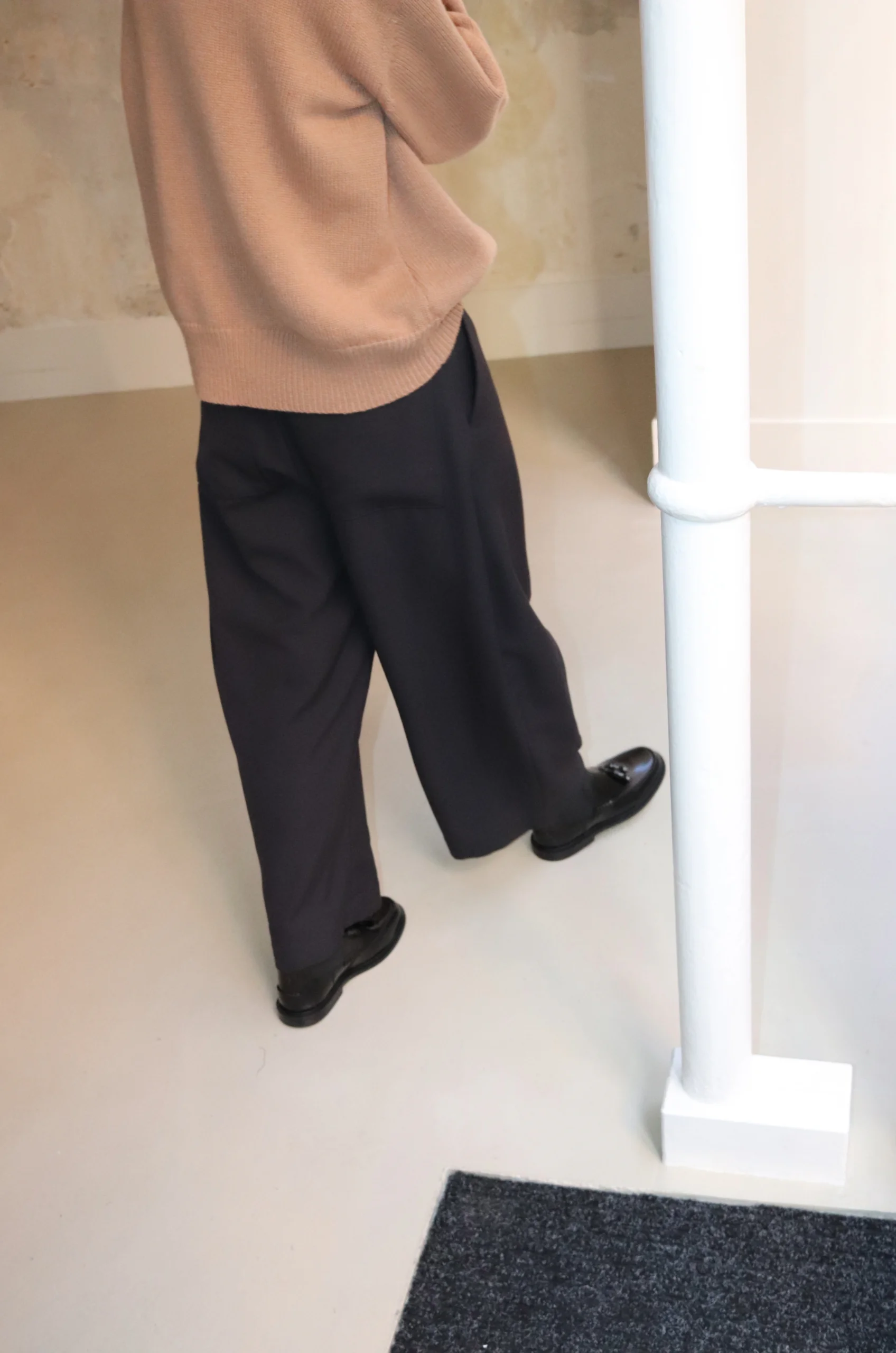 Studio Nicholson – CHALCO SNW-1173 Light Tech Wool Pant – Darkest Navy 3 Studio Nicholson – CHALCO SNW-1173 Light Tech Wool Pant – Darkest Navy