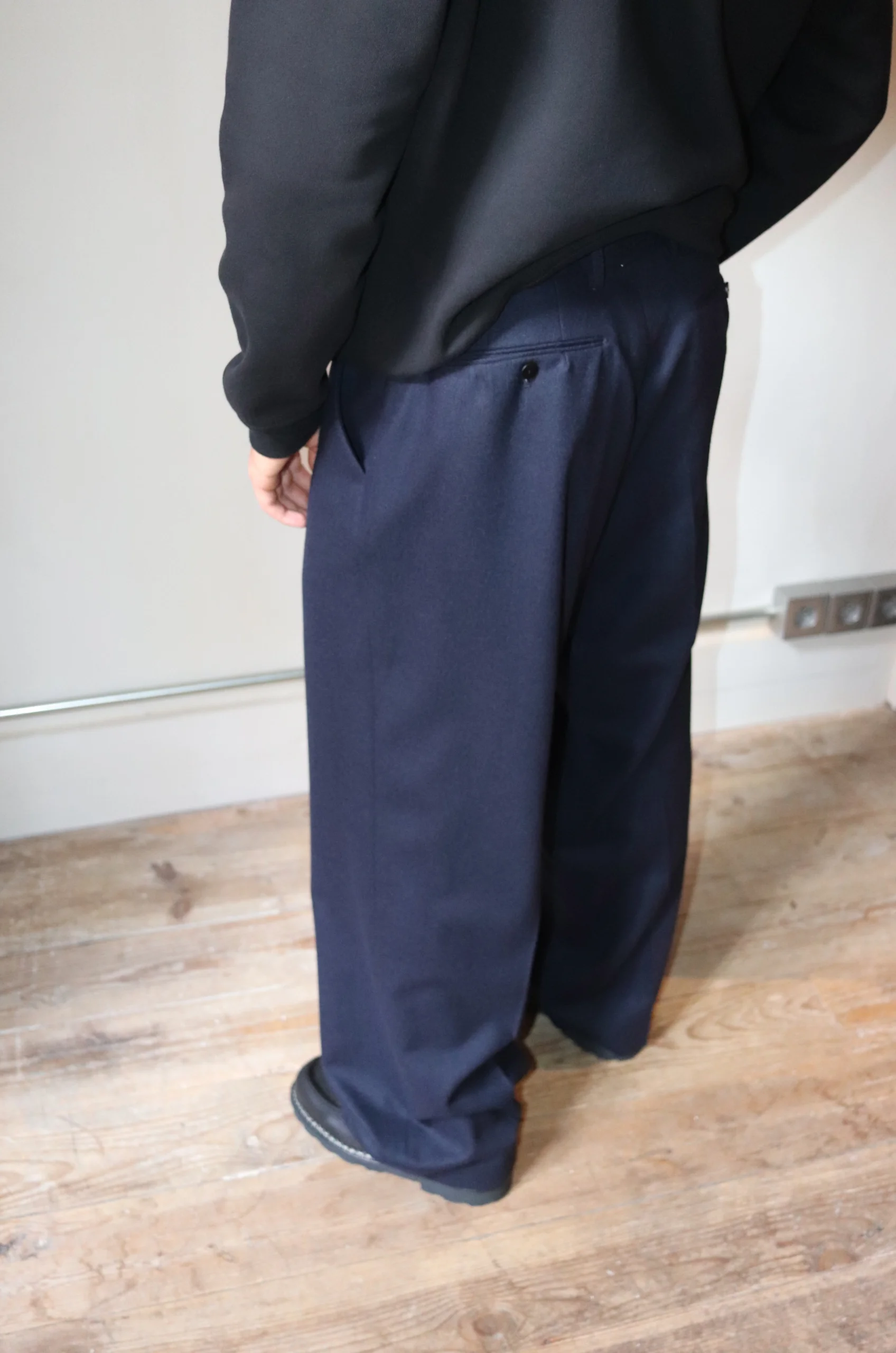 Cellar Door – Vitto Trousers – Blue 4 Cellar Door – Vitto Trousers – Blue – Image 2