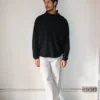 Studio Nicholson – TENSA SNM-1239 LW Boiled Wool 16GG Roll Neck Jumper – Darkest Navy -Salomon Boutique IMG 9758