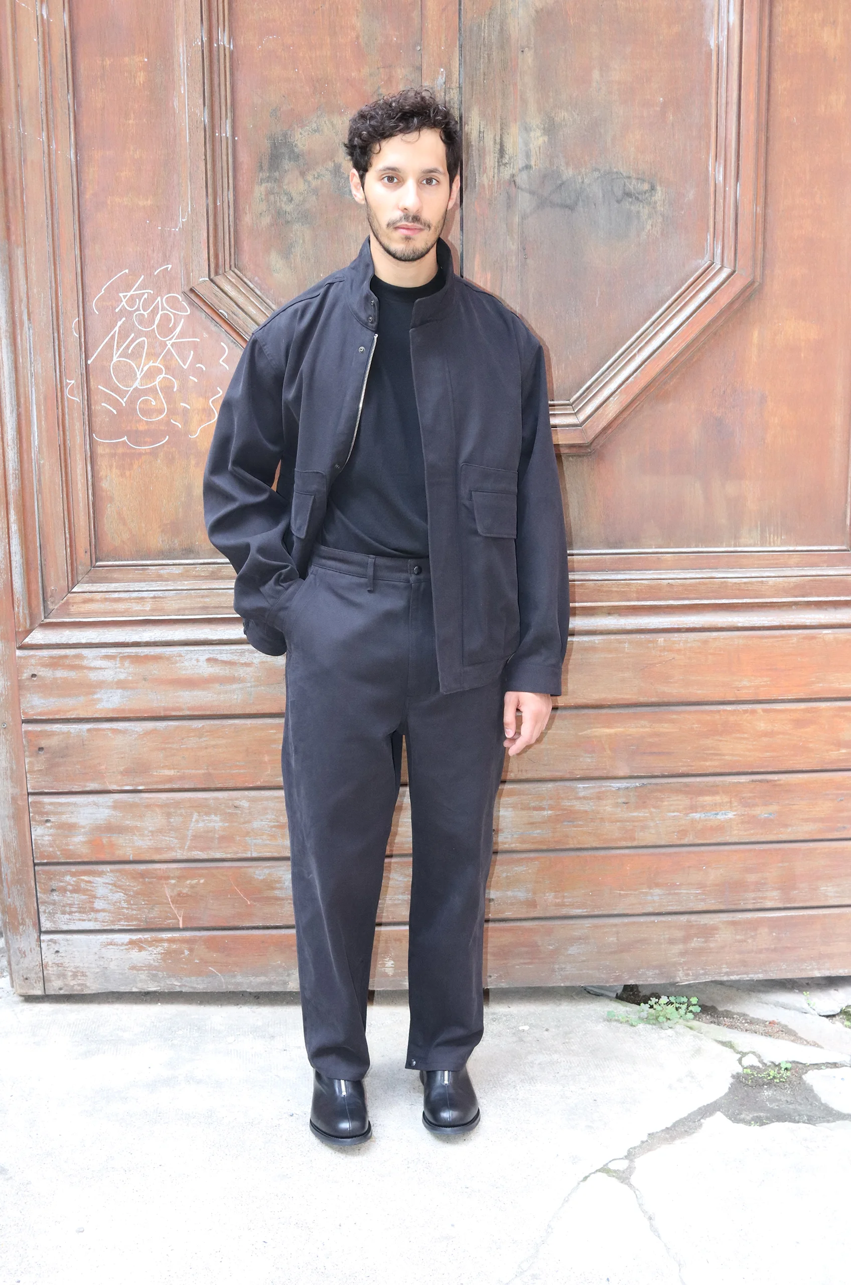 Lady White X Phigvel – Aviator Trouser – Ink Black 4 Lady White X Phigvel – Aviator Trouser – Ink Black – Image 2