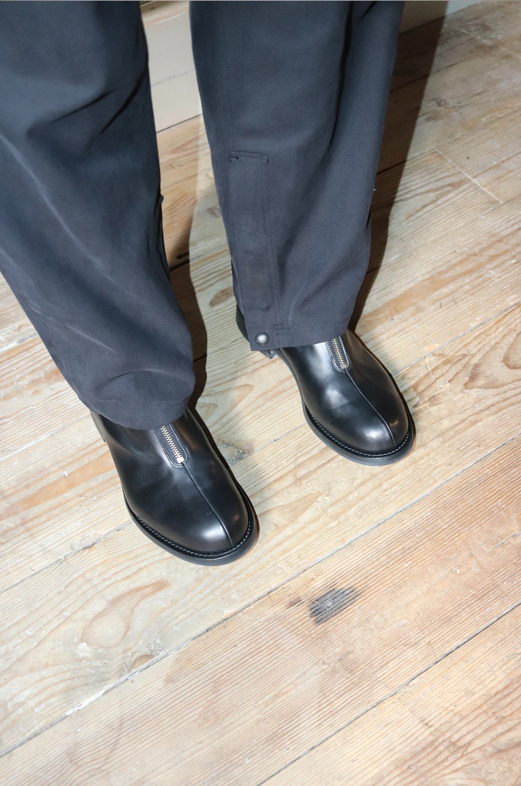 Lady White X Phigvel – Aviator Zip Boots – Black 3 Lady White X Phigvel – Aviator Zip Boots – Black