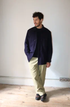 Sage De Cret – CO/LI Back Satin Single-Pleated Wide Pants 31-40-8397 – Beige