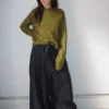 Sofie D’Hoore – PALAU Wide Pants With Drawstrings – Coal Pow -Salomon Boutique Sofie DHoore PALAU Wide Pants With Drawstrings Coal Pow