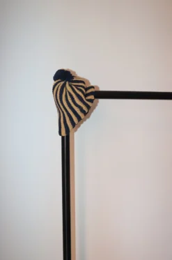 CAWLEY – Stripe Pleat Hat – Vintage Heater/Maze