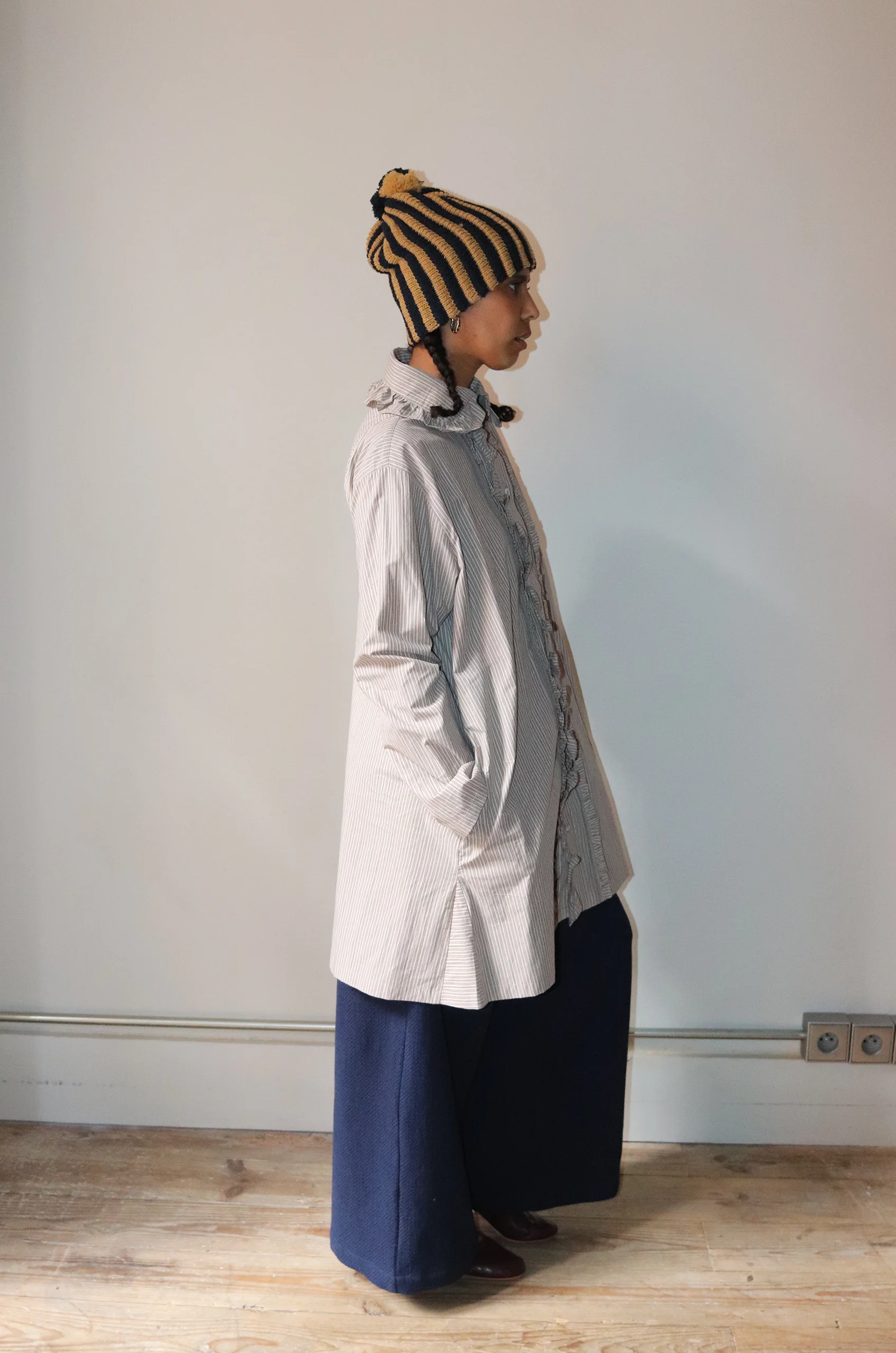 CAWLEY – Dallas Dress – Natural/Brown/Green 3 CAWLEY – Dallas Dress – Natural/Brown/Green