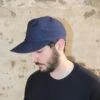 Câbleami – Baker Back Satin Soft Bill Cap – Navy -Salomon Boutique cableamiCapS 00