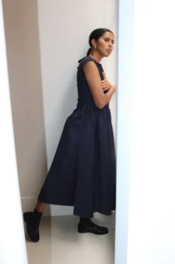 Eleph – Strik Dress C6010413 – Navy Wool