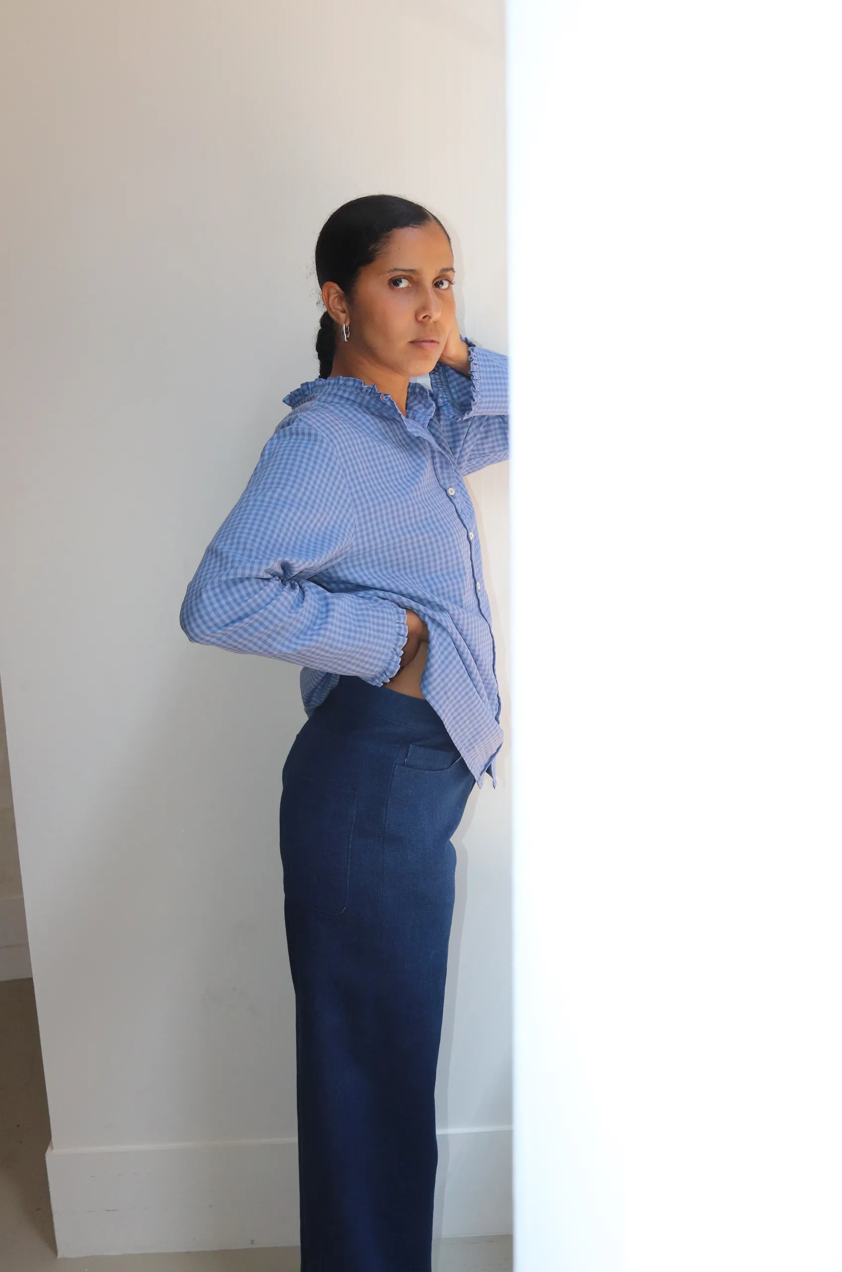 Eleph – Happy Shirt C6010105 – Blue Check 3 Eleph – Happy Shirt C6010105 – Blue Check