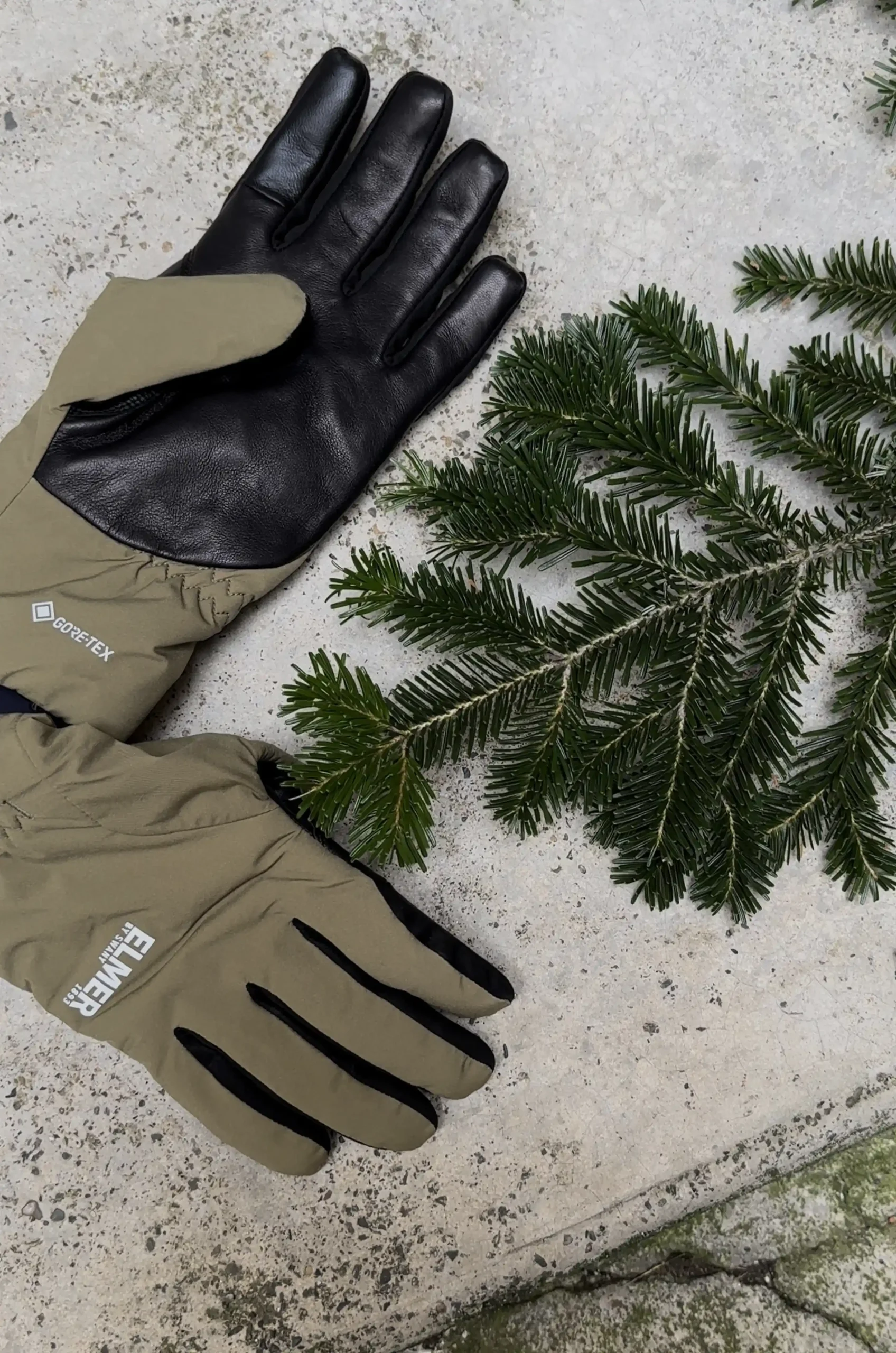 Elmer By Swany – Gloves EM602 Goretex Line – Khaki 5 Elmer By Swany – Gloves EM602 Goretex Line – Khaki – Image 3