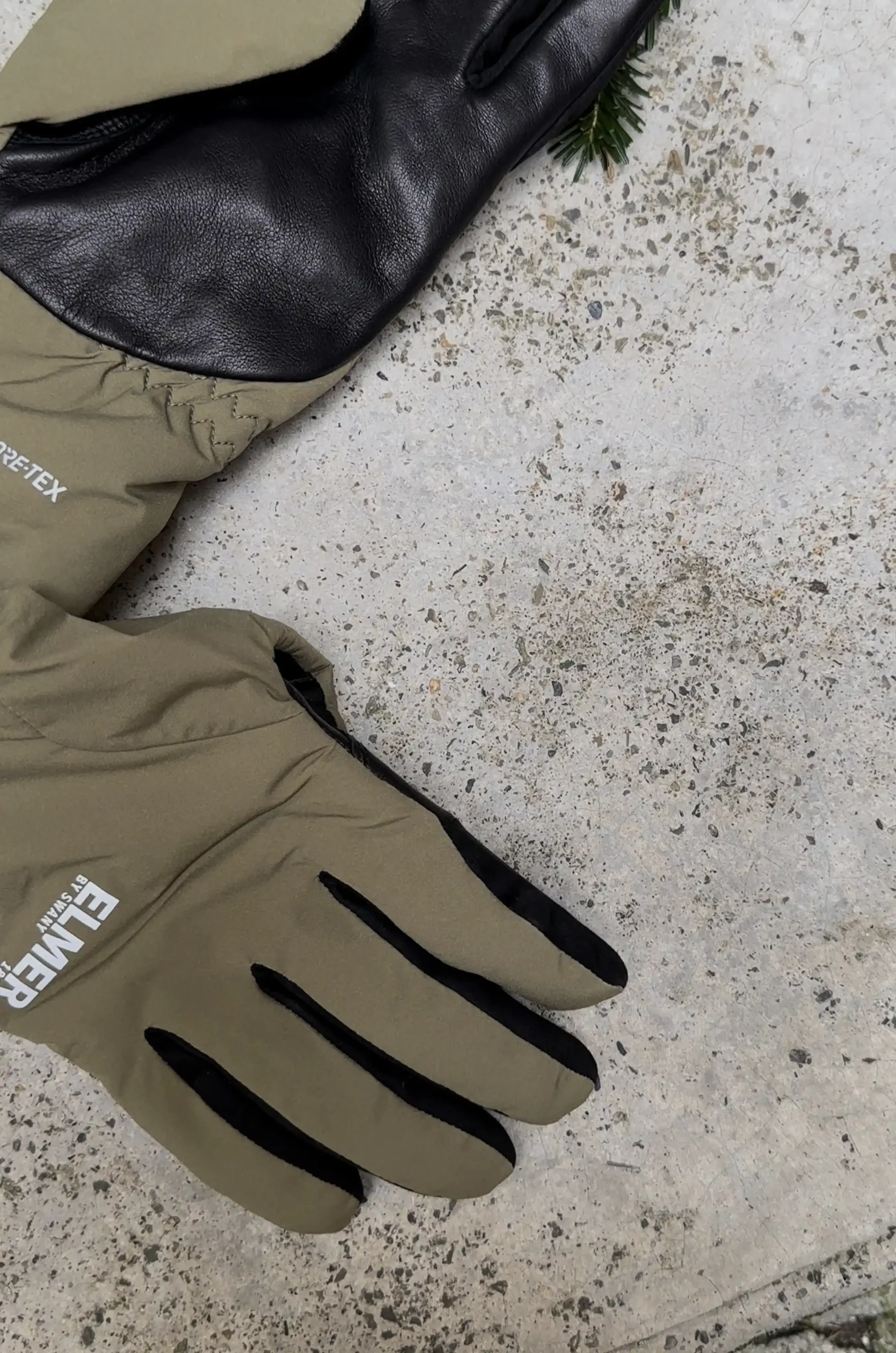 Elmer By Swany – Gloves EM602 Goretex Line – Khaki 6 Elmer By Swany – Gloves EM602 Goretex Line – Khaki – Image 4