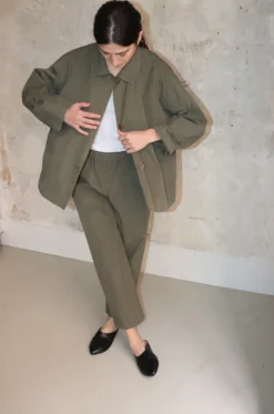 Casey Casey – Fabi Italien Pant Card 22FP208 – Olive