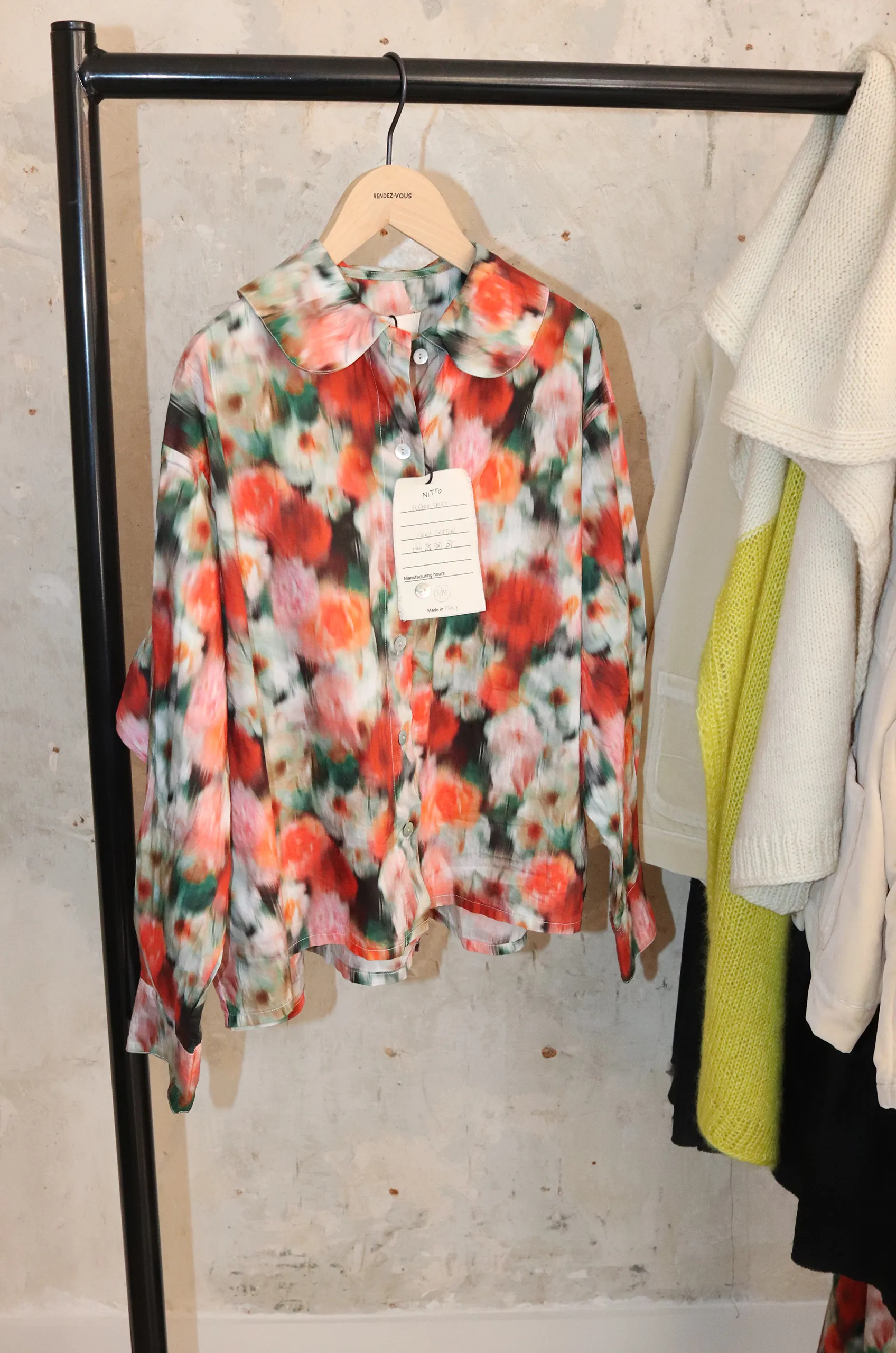 NITTO – SOPHIA Shirt – Flower Print 3 NITTO – SOPHIA Shirt – Flower Print