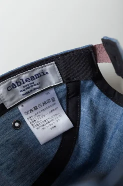 Câbleami – 4 Panels Cap – Indigo -Salomon Boutique rdv 206 scaled 1