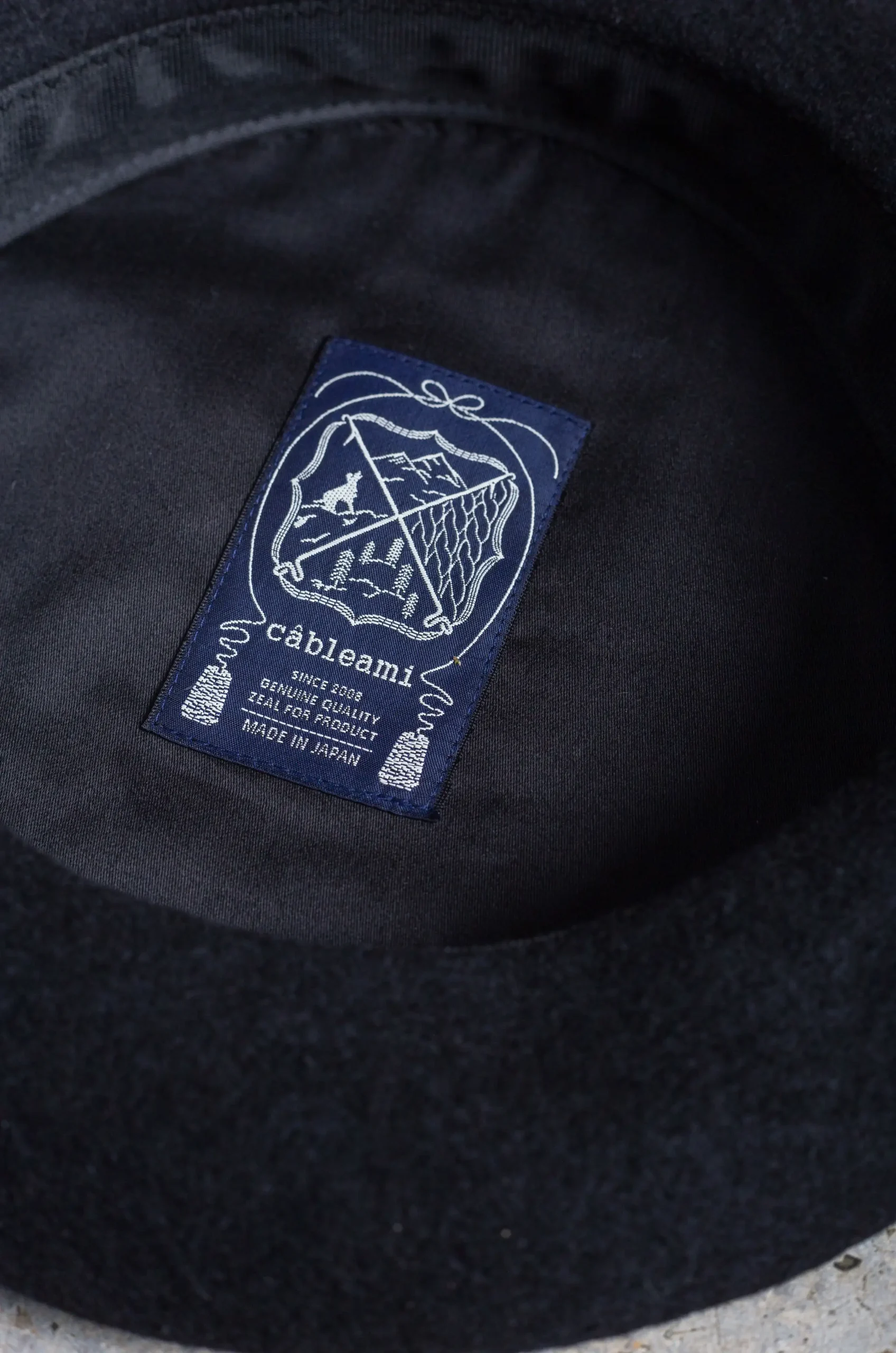 Câbleami – Basque Beret 10.5 Inch 026-23AW – Black 6 Câbleami – Basque Beret 10.5 Inch 026-23AW – Black – Image 4