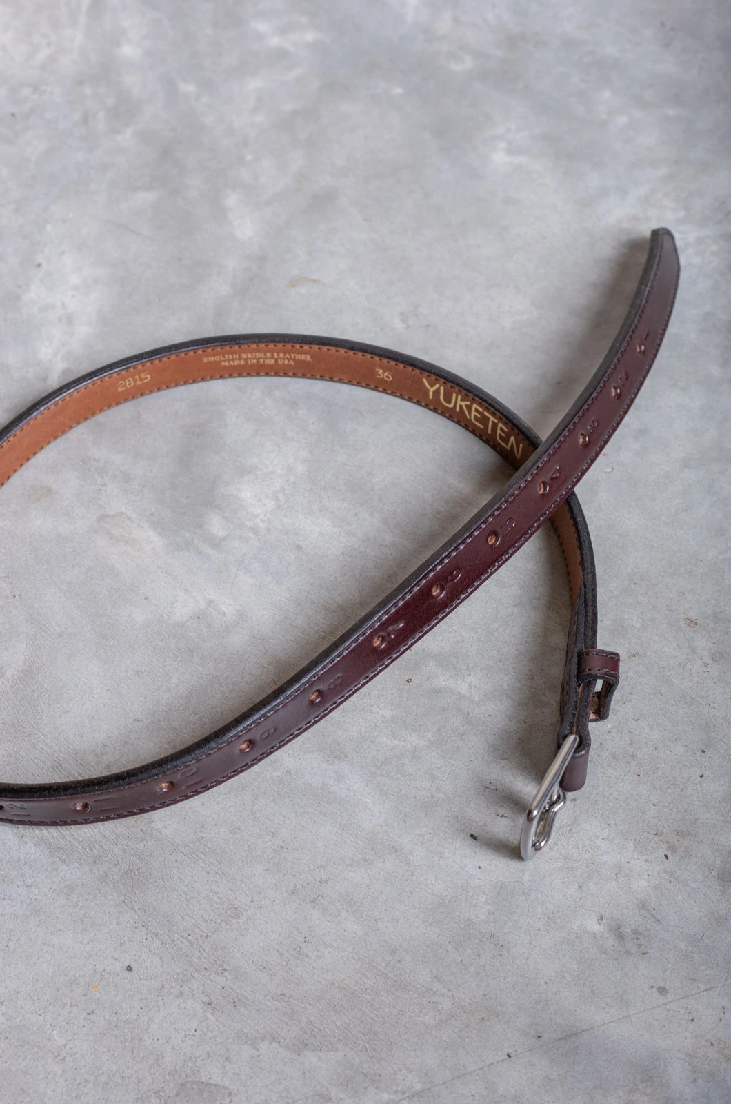 Yuketen – Stirrup Belt – Oakbark 4 Yuketen – Stirrup Belt – Oakbark – Image 2