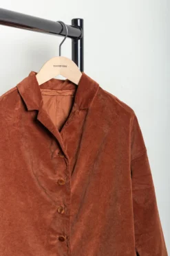 Album Di Famiglia – Velvet Loose Blazer – Rust -Salomon Boutique rdv album 14 scaled 1