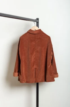 Album Di Famiglia – Velvet Loose Blazer – Rust -Salomon Boutique rdv album 16 scaled 1