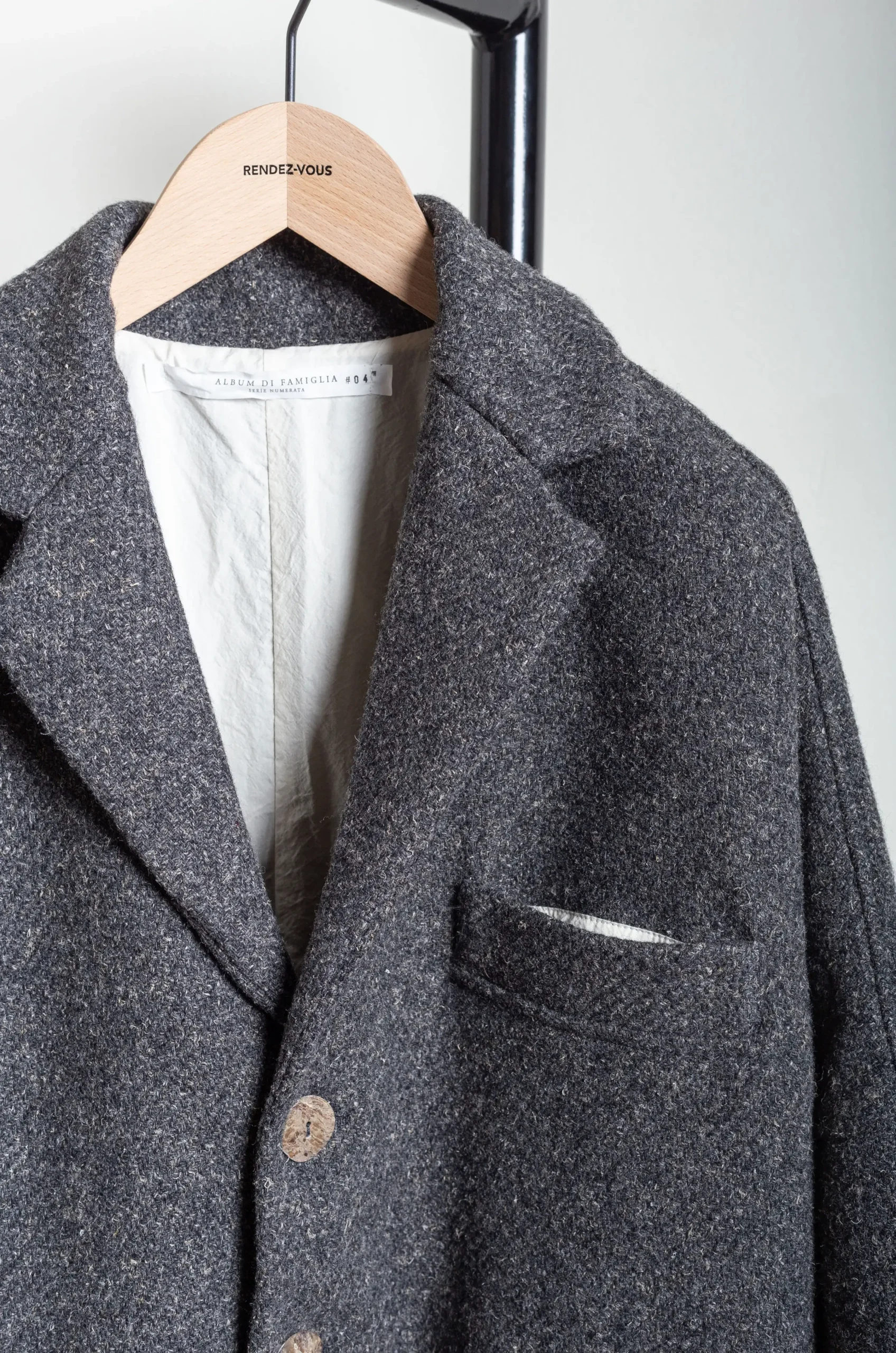 Album Di Famiglia – Women Loose Coat HW – Pepper 6 Album Di Famiglia – Women Loose Coat HW – Pepper – Image 4