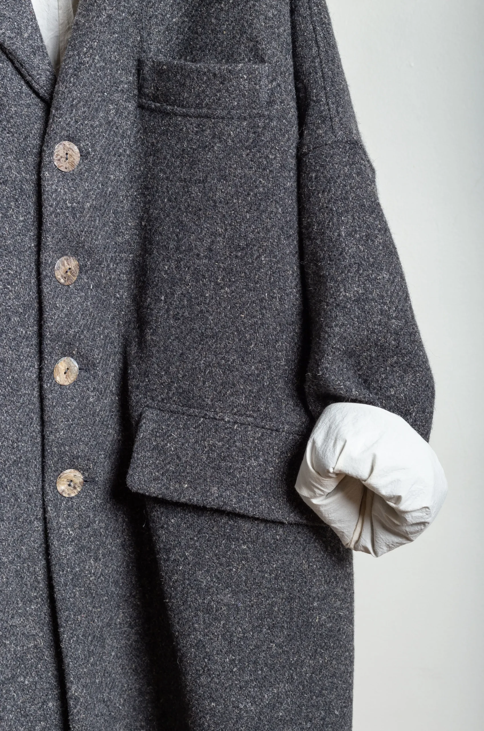 Album Di Famiglia – Men Loose Coat HW – Pepper 6 Album Di Famiglia – Men Loose Coat HW – Pepper – Image 4