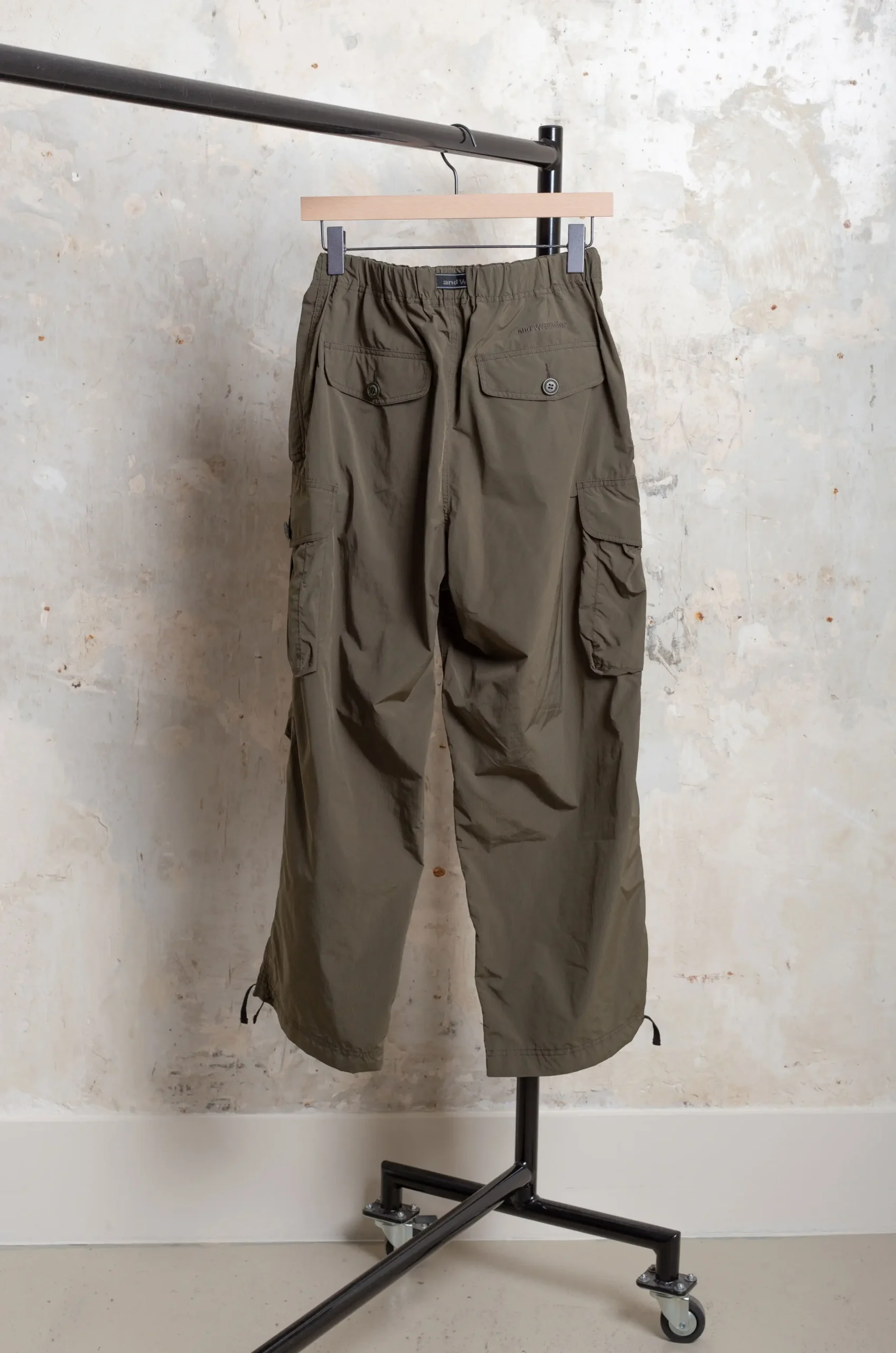 And Wander – Oversized Cargo Pants – Khaki 5 And Wander – Oversized Cargo Pants – Khaki – Image 3