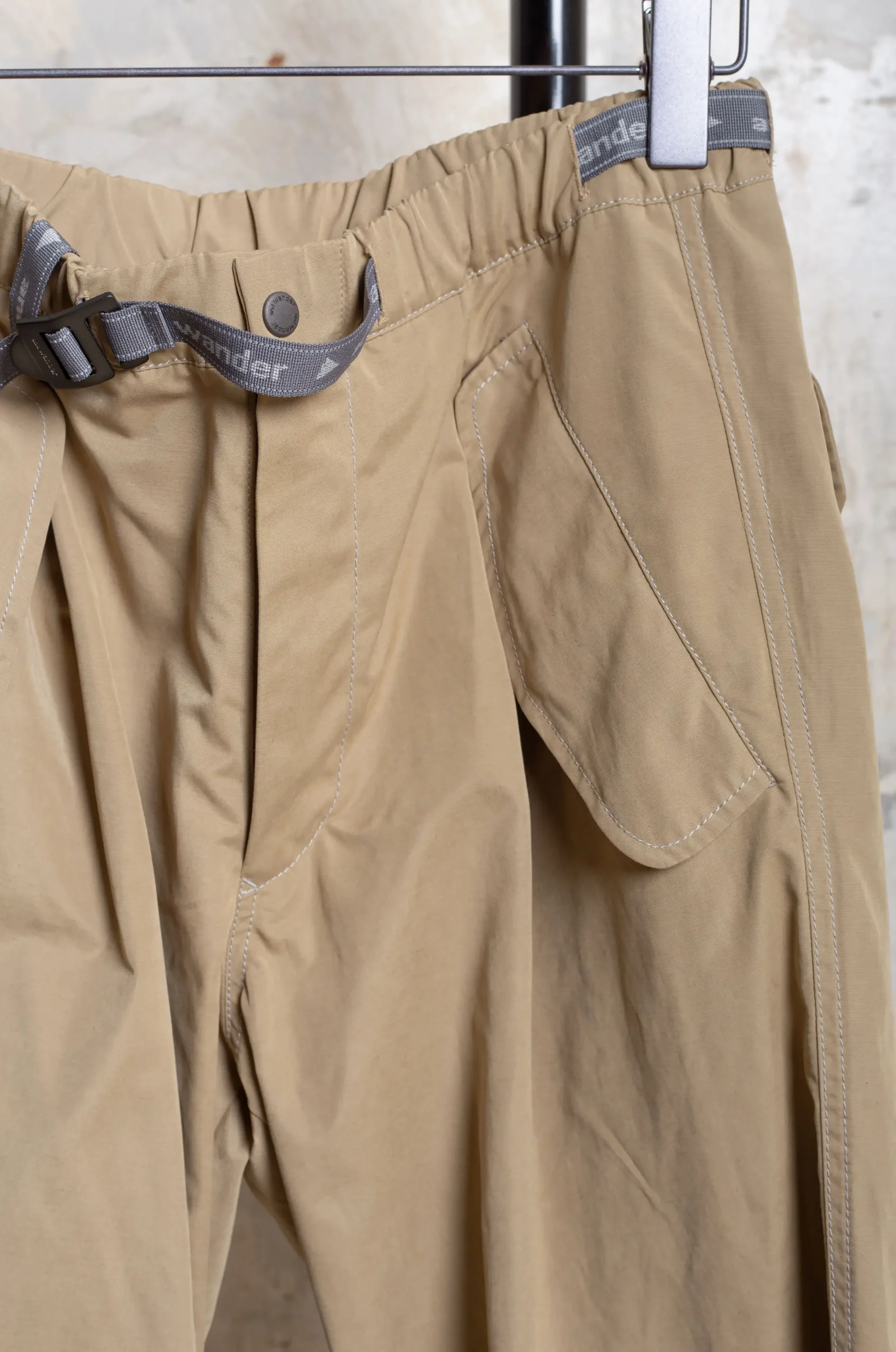 And Wander – Side Zip Hem Pants – Beige 4 And Wander – Side Zip Hem Pants – Beige – Image 2