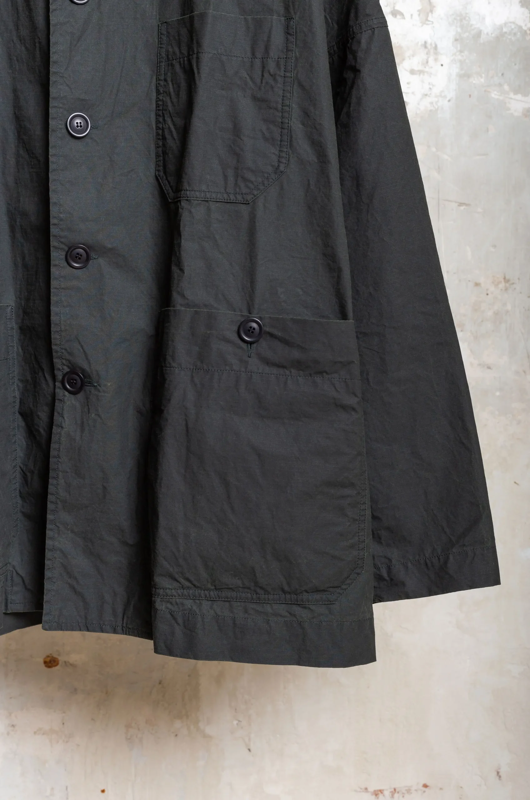 Casey Casey – Higa Travail Jacket Toughy 22HV344 – Dark Green 5 Casey Casey – Higa Travail Jacket Toughy 22HV344 – Dark Green – Image 3