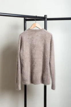 ATON – Crewneck Sweater KRAGCW0901 – Beige Top -Salomon Boutique rdv aton 30 scaled 1