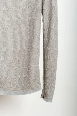 BABACO – Lurex Rib Turtle-neck BA01-TG41 – Silver -Salomon Boutique rdv babaco 10 scaled 1