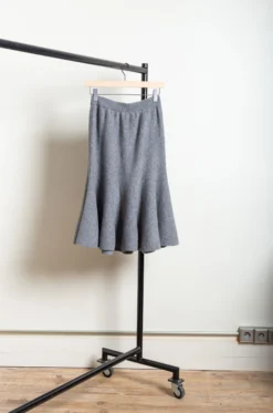 BABACO – Flair Skirt BA01-LI276 – Grey -Salomon Boutique rdv babaco 21 scaled 1