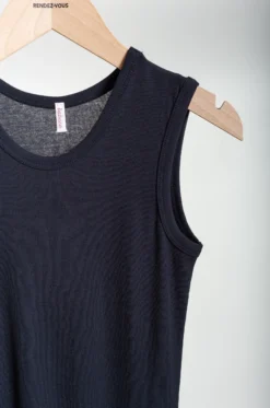 BABACO – Twisted Cotton Tank Body BA01-CR30 – Black