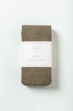 BABACO – Ribbed Tights BA02-BSM8 – Khaki -Salomon Boutique rdv babaco 41 scaled 1