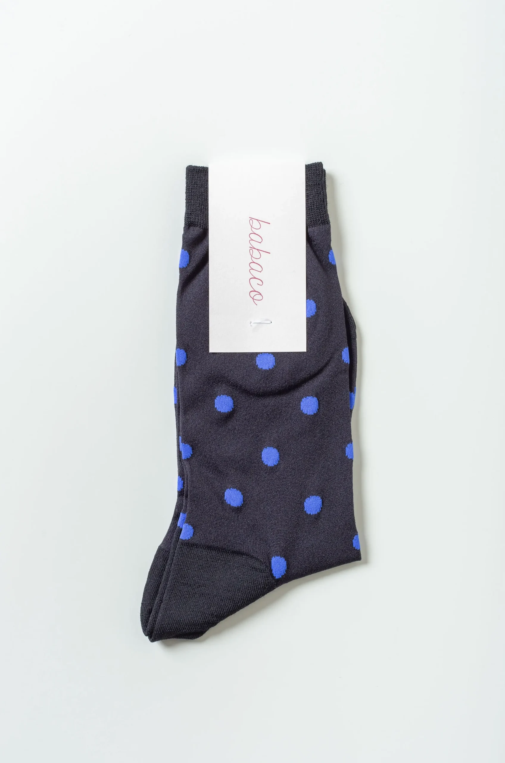BABACO – Sheer Dot Socks BA02-BN56 – Black X Royal Blue 5 BABACO – Sheer Dot Socks BA02-BN56 – Black X Royal Blue – Image 3