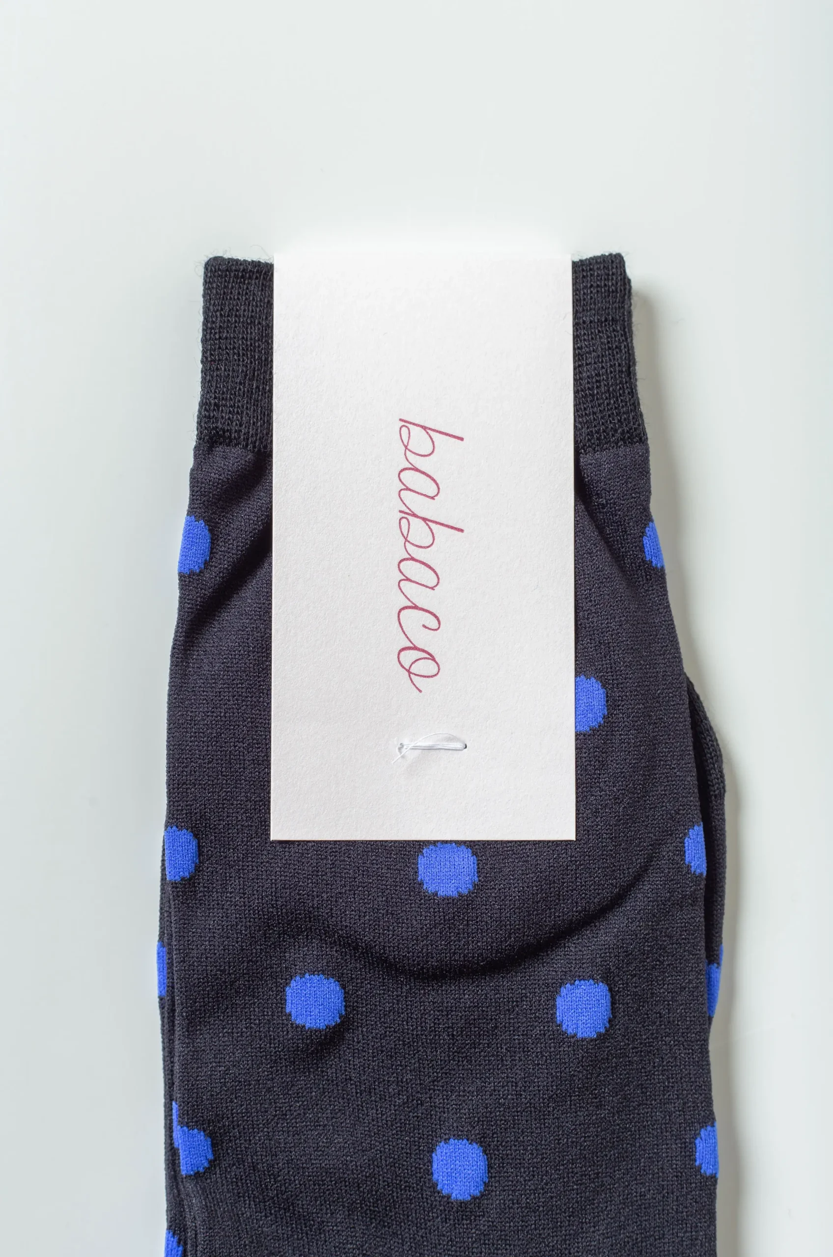 BABACO – Sheer Dot Socks BA02-BN56 – Black X Royal Blue 4 BABACO – Sheer Dot Socks BA02-BN56 – Black X Royal Blue – Image 2