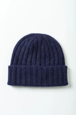 Câbleami – Cashmere 2X2 RIB W/CAP – Navy