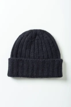 Câbleami – Cashmere 2X2 RIB W/CAP – Black