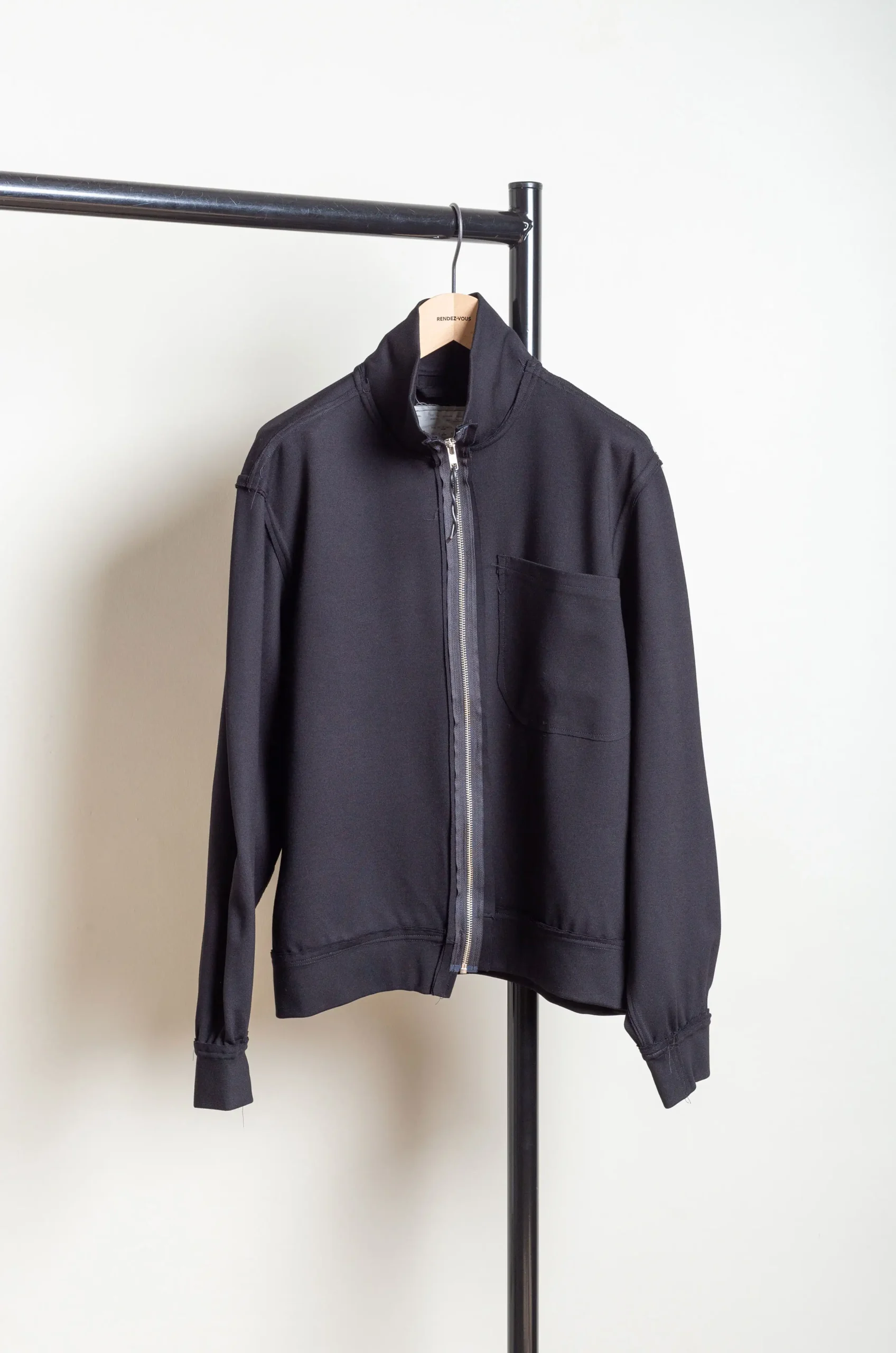 CAMIEL FORTGENS – Track Jacket – Black 4 CAMIEL FORTGENS – Track Jacket – Black – Image 2