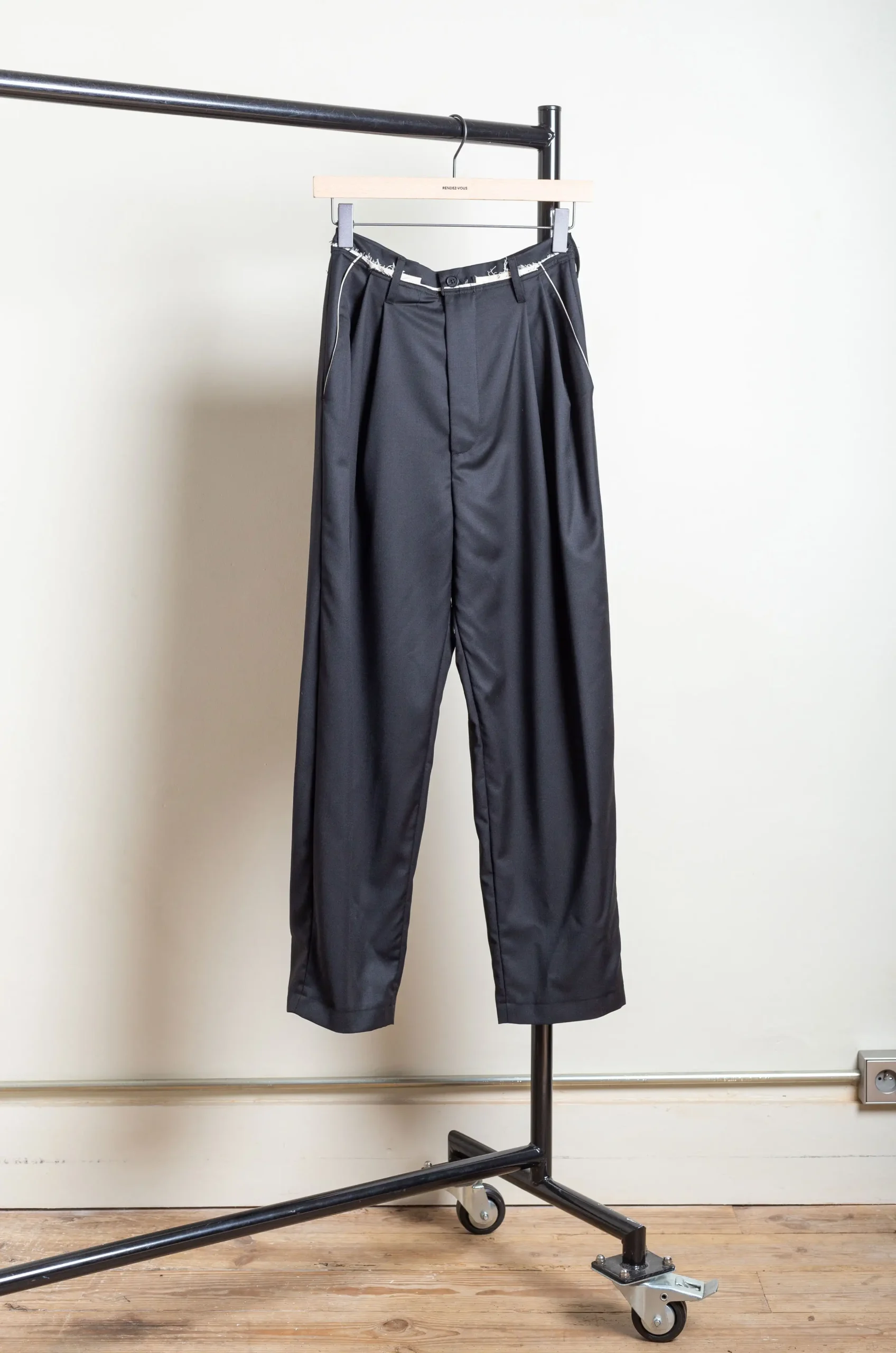 CAMIEL FORTGENS – Suit Pants – Black 8 CAMIEL FORTGENS – Suit Pants – Black – Image 6