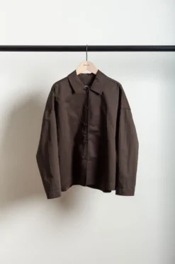 Casey Casey – Juliette Shirt 23FC352 – Dark Khaki -Salomon Boutique rdv casey 01 2 scaled 1