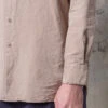 Casey Casey – Big Raccourcie Shirt – Beige 2 Casey Casey – Big Raccourcie Shirt – Beige -Salomon Boutique rdv casey 14 2 scaled 1