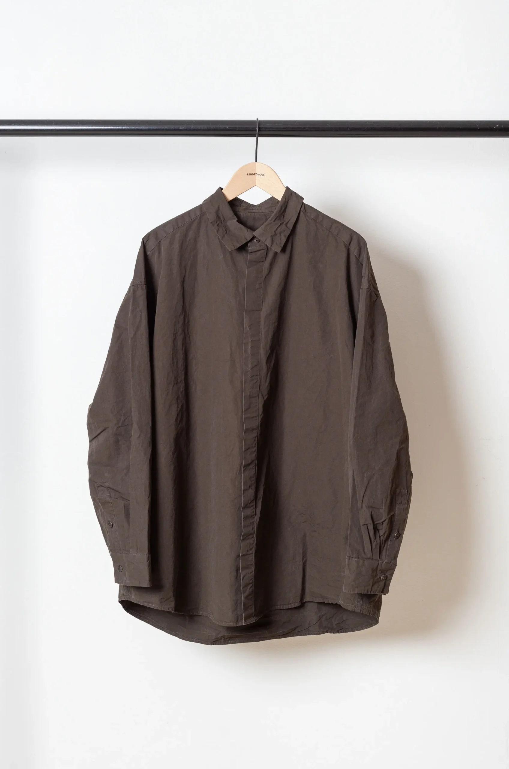 Casey Casey – Volume Shirt 23HC268 – Khaki Tan 5 Casey Casey – Volume Shirt 23HC268 – Khaki Tan – Image 3