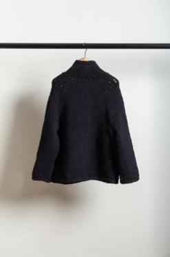 Casey Casey – Cardigan SO Wool 23FK016 – Black -Salomon Boutique rdv casey 17 1 scaled 1