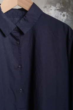 Casey Casey – Atolless Shirt Lin Cot 22FC338 – Navy -Salomon Boutique rdv casey 17 1 scaled 2