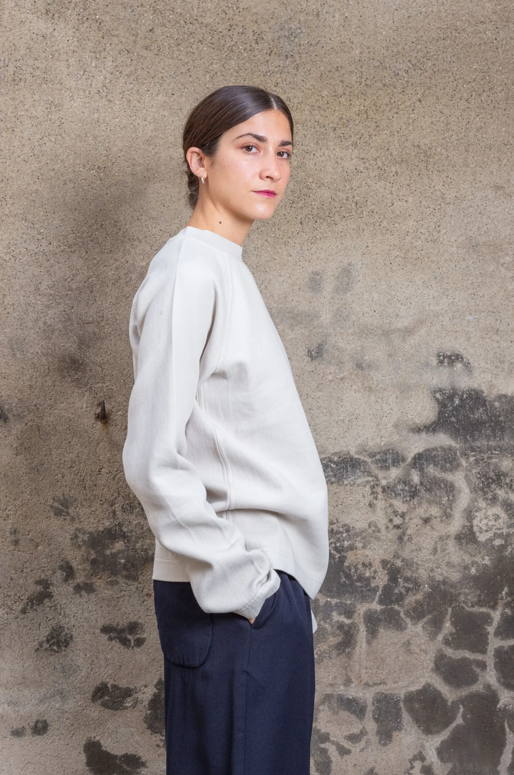 Casey Casey – Simone Top 21FH140 – Concrete 7 Casey Casey – Simone Top 21FH140 – Concrete – Image 5